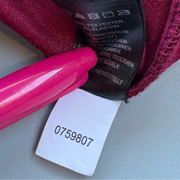 HOUSE OF HARLOW 1960 RED VELVET RUCHED FRONT DRESS DARK ROMANTIC WIMSIGOTH - Picture 14 of 14